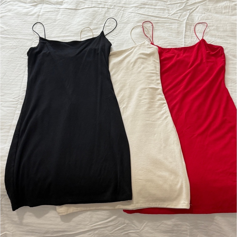 Aritzia Wilfred set of 3 mini dresses